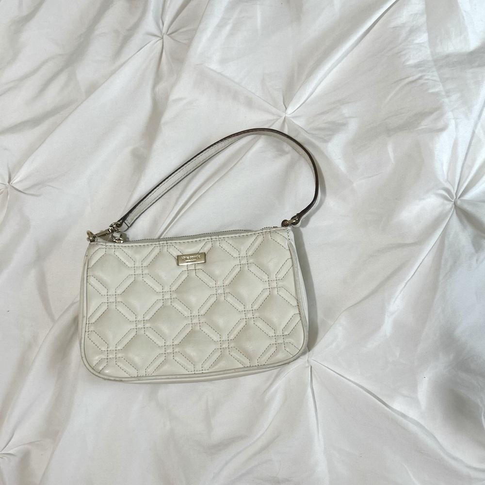 White Kate Spade shoulder bag!